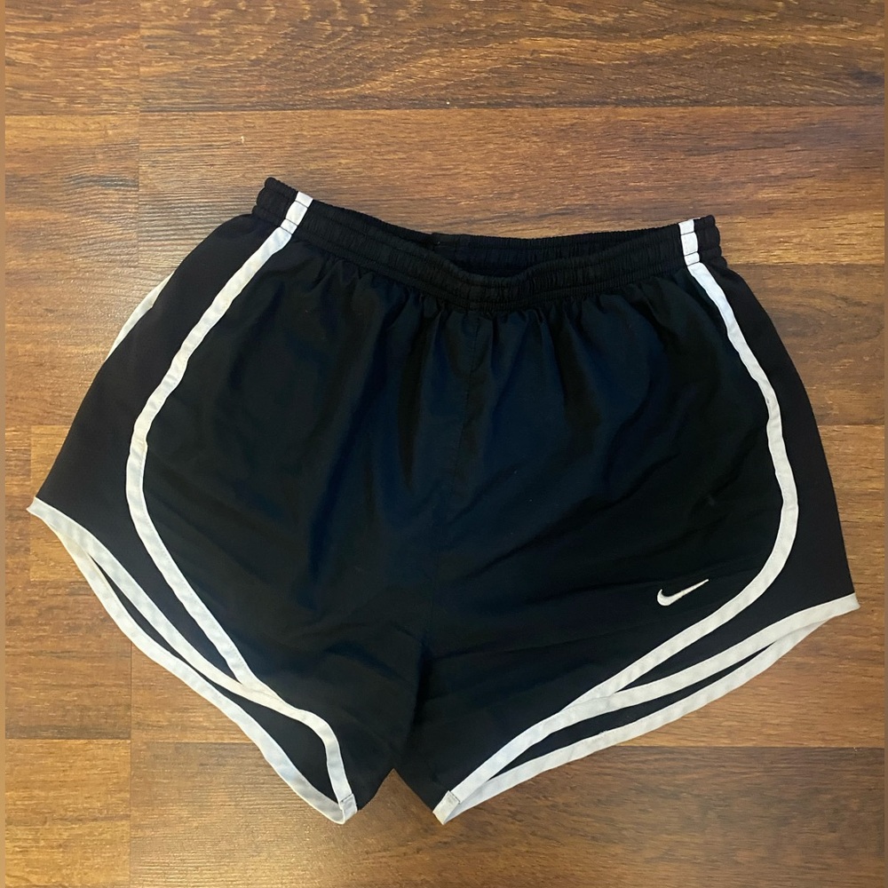 black Nike shorts